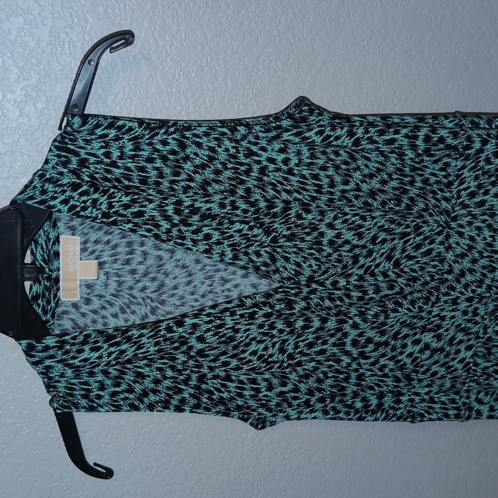 Michael Kors Mint and Black Maxi Dress With Side Slit for Tall Girls!!!!